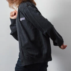 Merci - Cardigan Charlie - Anthracite -Mode Vêtements Magasin CANAPE MERCI 121020230218