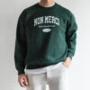 Merci - Sweat College Non Merci - Vert