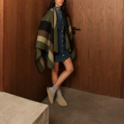 La Méricaine - Cape Navajo - Vert 13 La Méricaine - Cape Navajo - Vert -Mode Vêtements Magasin CAPE 1