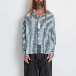 Story MFG - Chemise Greetings - Bleu & Vert