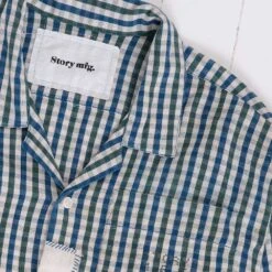 Story MFG - Chemise Greetings - Bleu -Mode Vêtements Magasin CHEM5