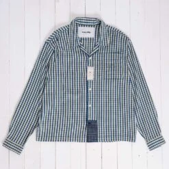 Story MFG - Chemise Greetings - Bleu -Mode Vêtements Magasin CHEM7