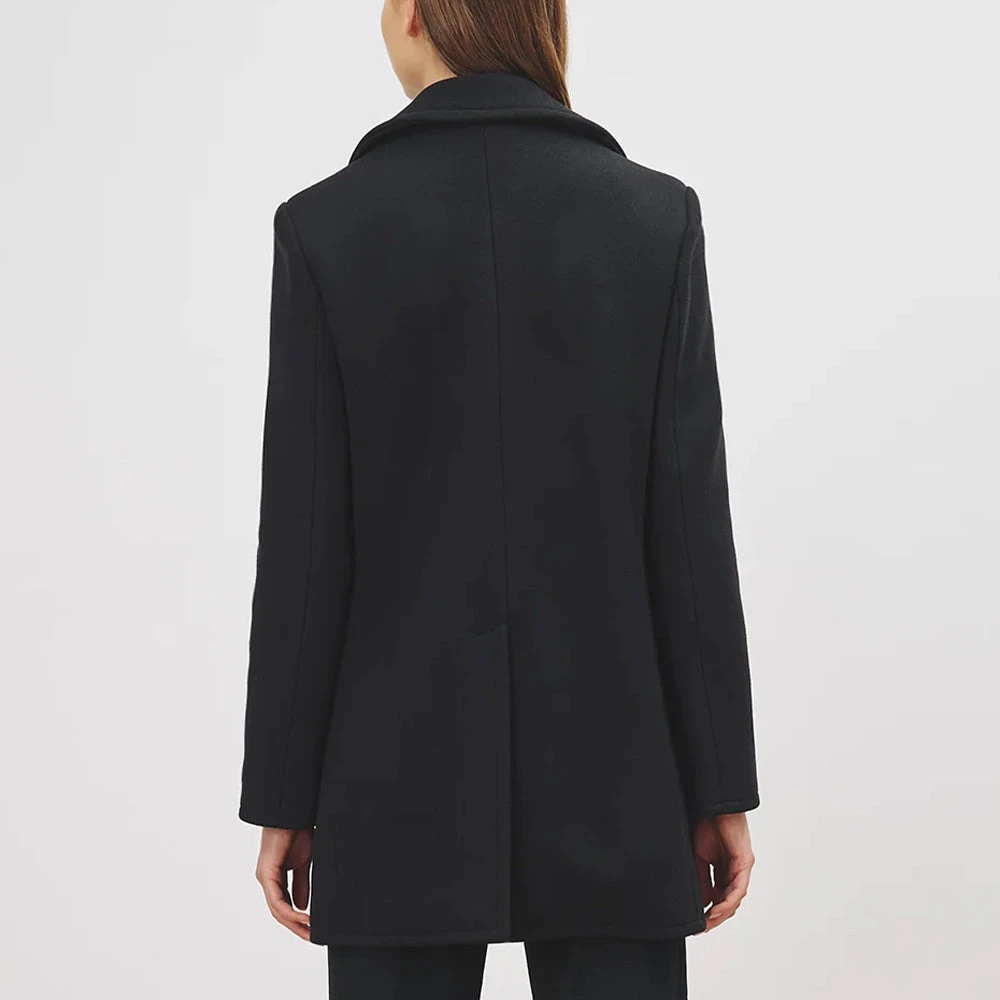Nili Lotan - Manteau Peacoat - Noir 6 Nili Lotan - Manteau Peacoat - Noir – Image 4