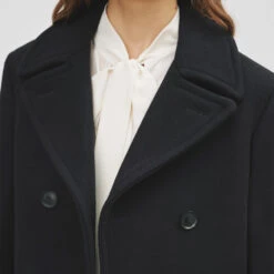 Nili Lotan - Manteau Peacoat - Noir 11 Nili Lotan - Manteau Peacoat - Noir -Mode Vêtements Magasin Cash peacoat 5