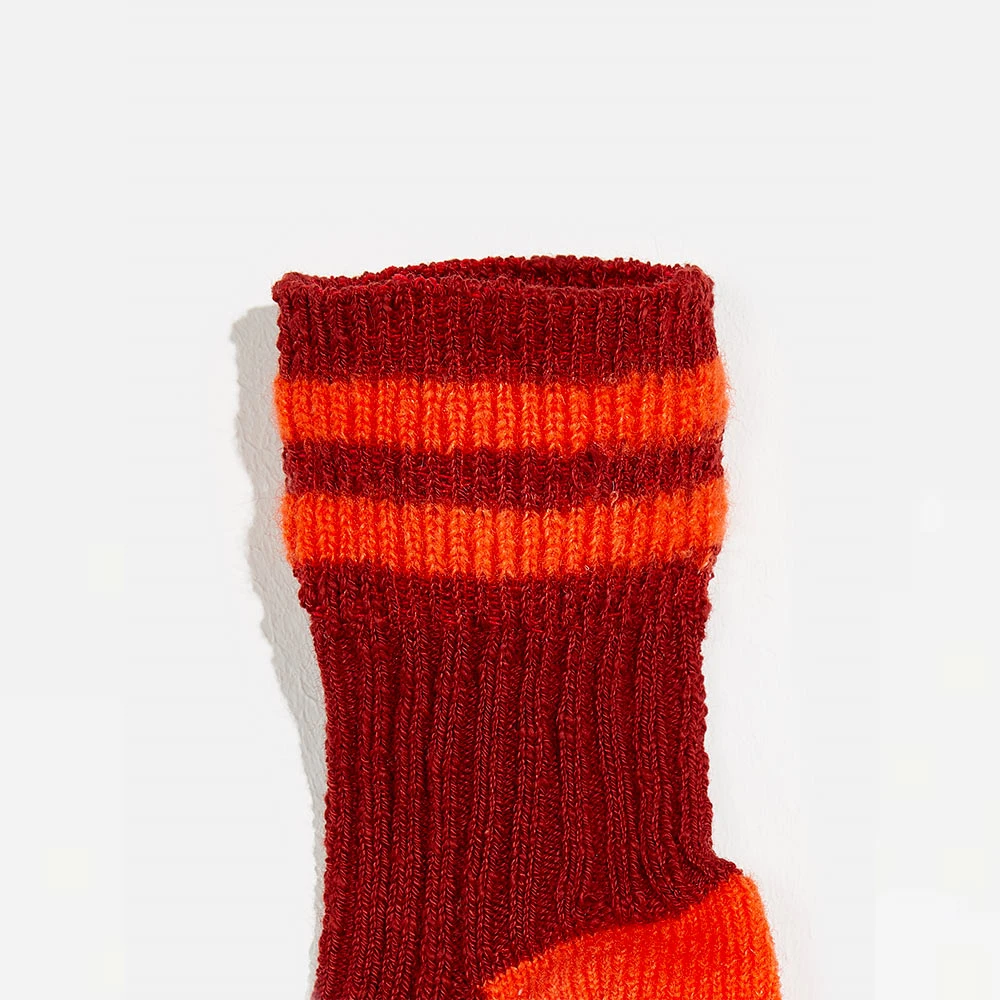Bellerose - Chaussettes Funt - Rouge 4 Bellerose - Chaussettes Funt - Rouge – Image 2