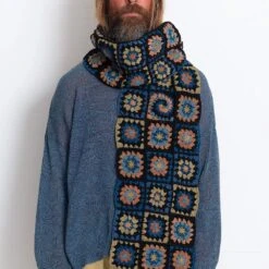 Story MFG - Echarpe En Crochet - Bleu -Mode Vêtements Magasin ECHARPE3 042eca8c 5510 41a2 8d76 c088a402a44e