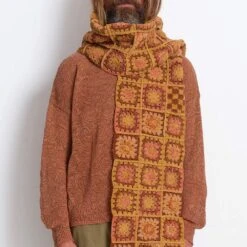 Story MFG - Echarpe En Crochet - Orange 8 Story MFG - Echarpe En Crochet - Orange -Mode Vêtements Magasin ECHARPE8