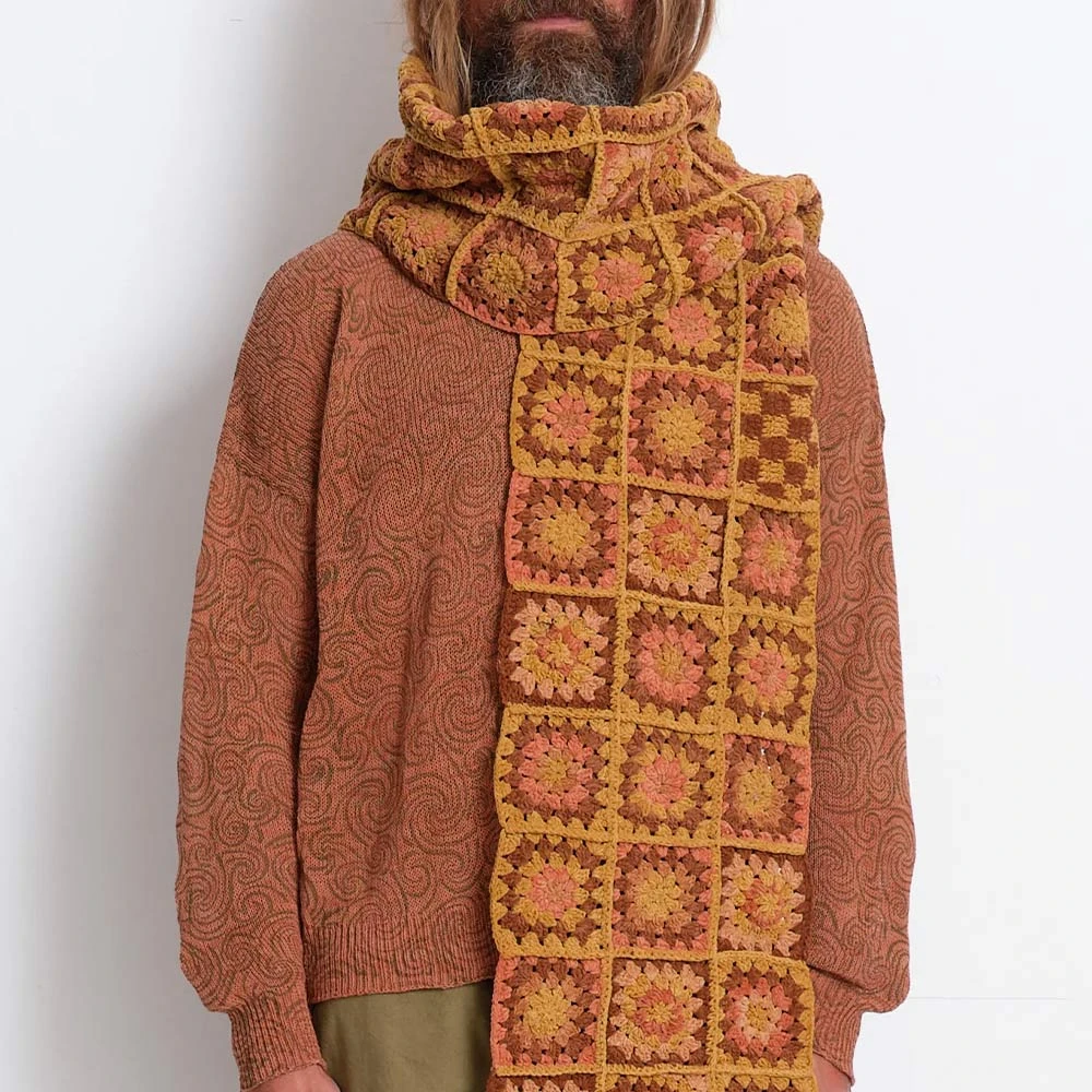 Story MFG - Echarpe En Crochet - Orange 5 Story MFG - Echarpe En Crochet - Orange – Image 3