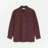 Skall Studio - Chemise Edgar - Bordeaux 2 Skall Studio - Chemise Edgar - Bordeaux -Mode Vêtements Magasin EDGAR 1