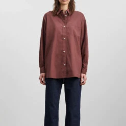 Skall Studio - Chemise Edgar - Bordeaux -Mode Vêtements Magasin EDGAR 2