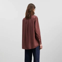 Skall Studio - Chemise Edgar - Bordeaux -Mode Vêtements Magasin EDGAR 4