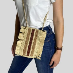 Camalya - Sac Bandoulière Gao - Naturel & Marron