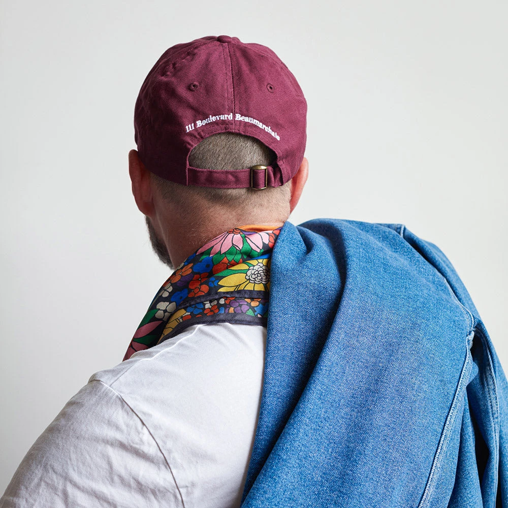 Casquette Unisexe Brodée Non Merci - Bordeaux 8 Casquette Unisexe Brodée Non Merci - Bordeaux – Image 6