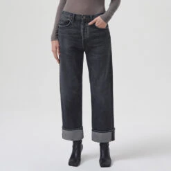Agolde - Jeans Fran - Gris