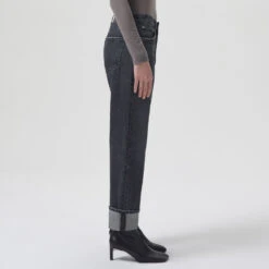 Agolde - Jeans Fran - Gris -Mode Vêtements Magasin JEANS4 39a337eb d1a7 4ce1 922b a580412bc203