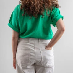 Merci - T-shirt Merci 111 - Vert -Mode Vêtements Magasin KK392 Modifier