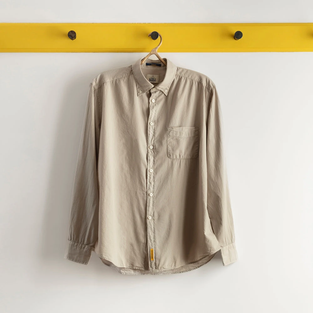 BD Baggies - Chemise Classique Gaze De Coton - Ecru 3 BD Baggies - Chemise Classique Gaze De Coton - Ecru