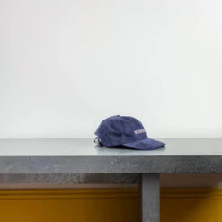 Casquette Unisexe Brodée Non Merci - Velours Marine -Mode Vêtements Magasin KK823