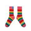 Kule - Chaussettes Rainbow Bright - Rose -Mode Vêtements Magasin KULE Rainbow Brite Dress Sock Rainbow Brite Resized