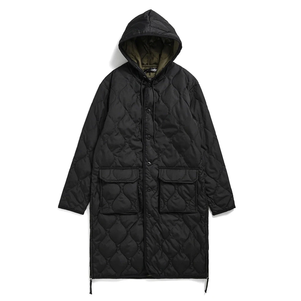 Taion - Manteau Long - Noir 3 Taion - Manteau Long - Noir