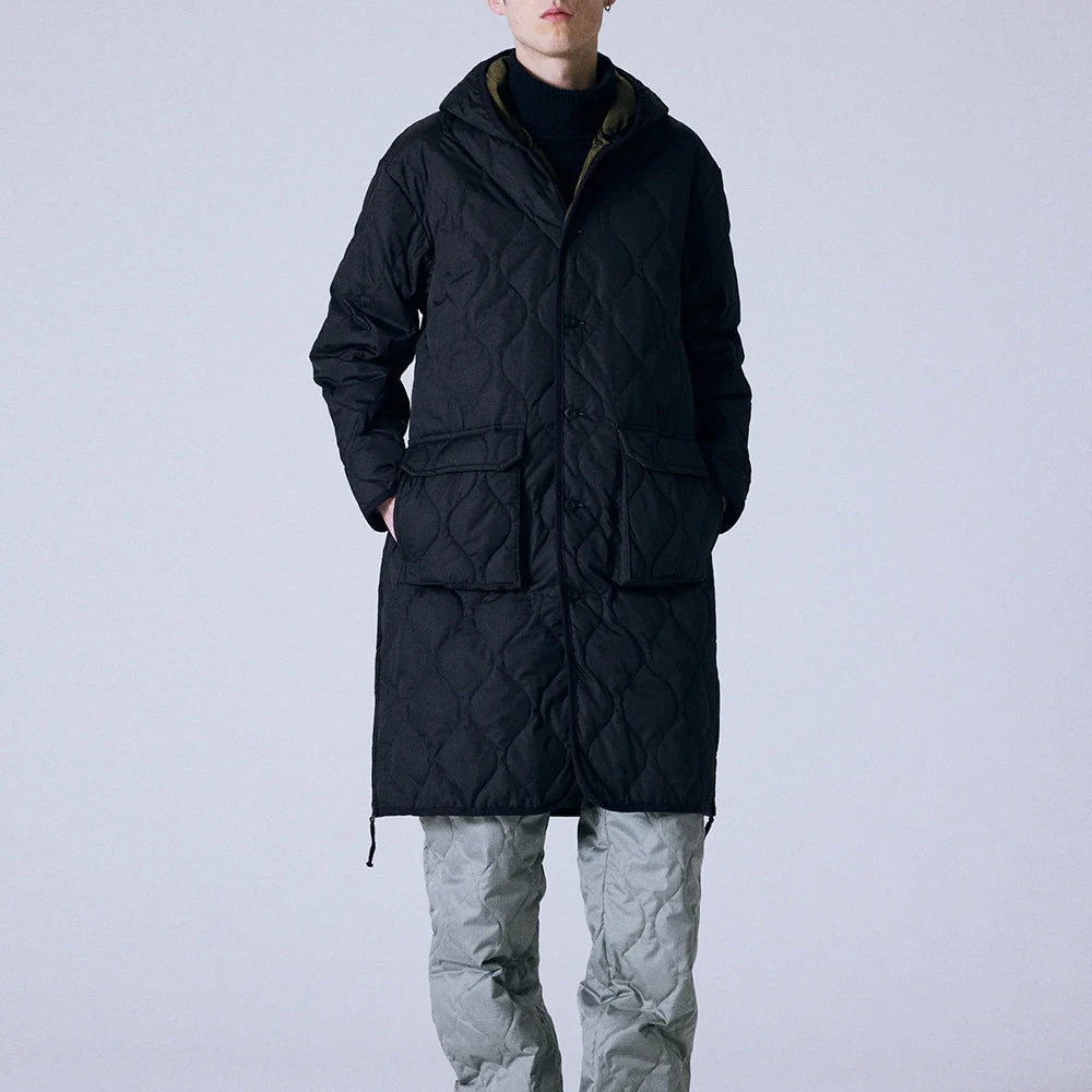 Taion - Manteau Long - Noir 6 Taion - Manteau Long - Noir – Image 4