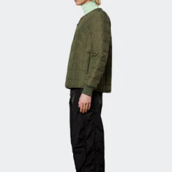 Rains - Veste Liner - Vert 11 Rains - Veste Liner - Vert -Mode Vêtements Magasin LINER JACKET GREEN SIDE