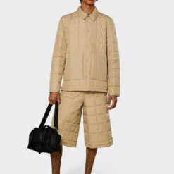 Rains - Veste Matelassée - Beige