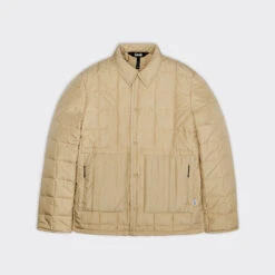 Rains - Veste Matelassée - Beige -Mode Vêtements Magasin LINER SHIRT SAND