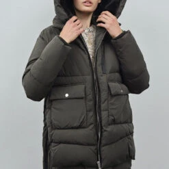 Embassy Of Bricks And Logs - Doudoune Lyndon - Vert Foncé -Mode Vêtements Magasin LYNDON3