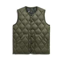 Taion - Veste Matelassée Sans Manches - Olive