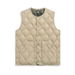 Taion - Veste Matelassée Sans Manches - Beige