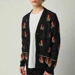 Corridor - Cardigan Mushroom - Noir -Mode Vêtements Magasin MAILLE1 cbe37562 b66f 4cd0 909c 60319199d59a