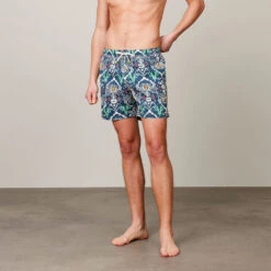 Hartford - Short De Bain Imprimé - Marine 8 Hartford - Short De Bain Imprimé - Marine -Mode Vêtements Magasin MAILLOT