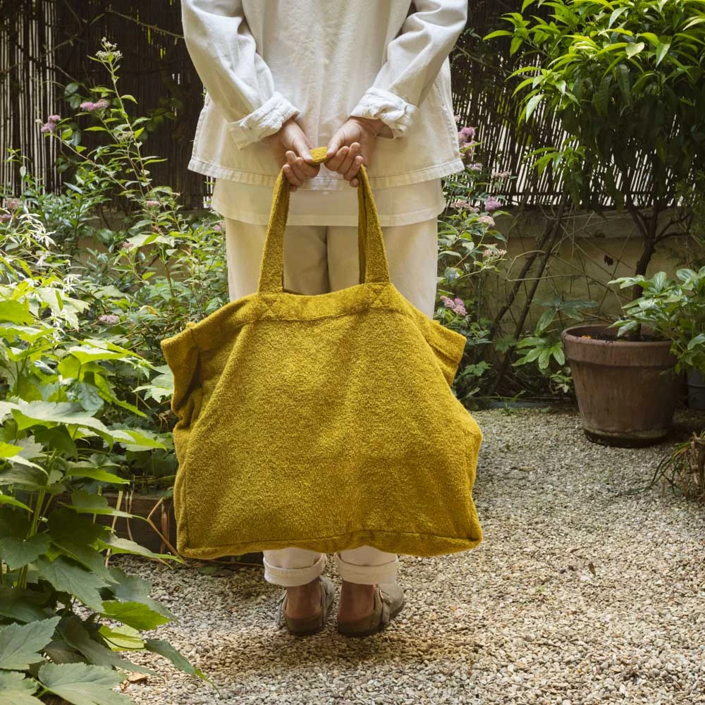 Cabas En éponge - Vert Du Péloponnèse 4 Cabas En éponge - Vert Du Péloponnèse – Image 2