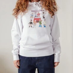 Unfortunate Portrait - Sweat Unisexe Merci Staff - Blanc