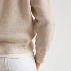 Merci - Gilet Luce En Laine - Ecru -Mode Vêtements Magasin MERCI MODE 040723 1524