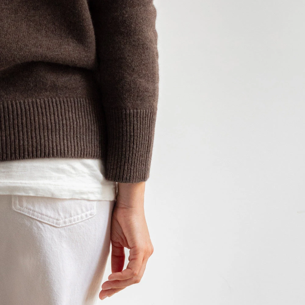 Merci - Pull Oversize En Cachemire - Marron 5 Merci - Pull Oversize En Cachemire - Marron – Image 3