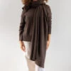 Merci - Étole En Cachemire - Marron -Mode Vêtements Magasin MERCI MODE 040723 1590