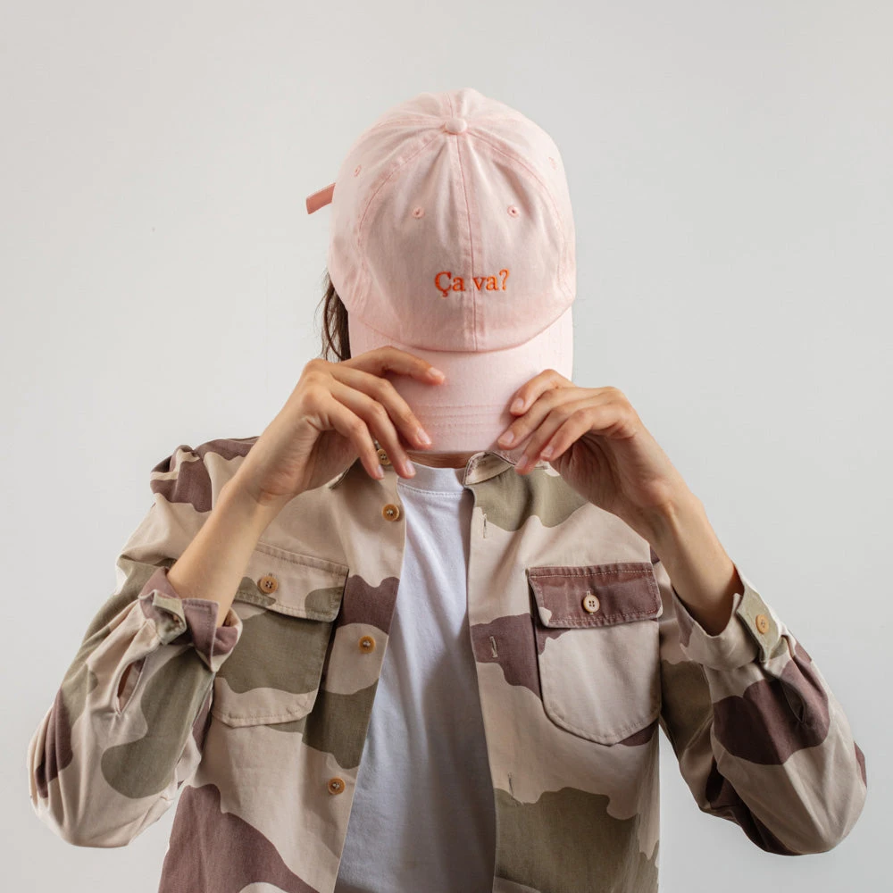 Merci - Casquette Merci Ca Va - Rose 3 Merci - Casquette Merci Ca Va - Rose