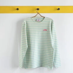 Merci X Armor-lux - Marinière Manches Longues - Bleu -Mode Vêtements Magasin MERCI packshots 270623 0395