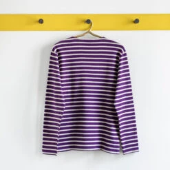 Merci X Armor-lux - Marinière Manches Longues - Violet -Mode Vêtements Magasin MERCI packshots 270623 0409