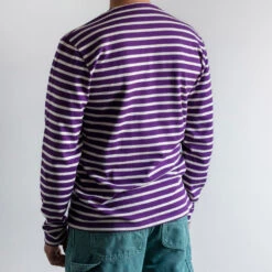 Merci X Armor-lux - Marinière Manches Longues - Violet -Mode Vêtements Magasin MERCI packshots 270623 0454