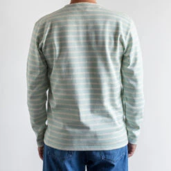 Merci X Armor-lux - Marinière Manches Longues - Bleu -Mode Vêtements Magasin MERCI packshots 270623 0458