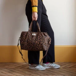 Rivedroite - Sac City Sauval En Coton Recyclé - Léopard 7 Rivedroite - Sac City Sauval En Coton Recyclé - Léopard -Mode Vêtements Magasin Merci 13decembre 22 2090