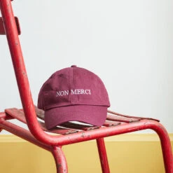 Casquette Unisexe Brodée Non Merci - Bordeaux 10 Casquette Unisexe Brodée Non Merci - Bordeaux -Mode Vêtements Magasin NM Bordeaux