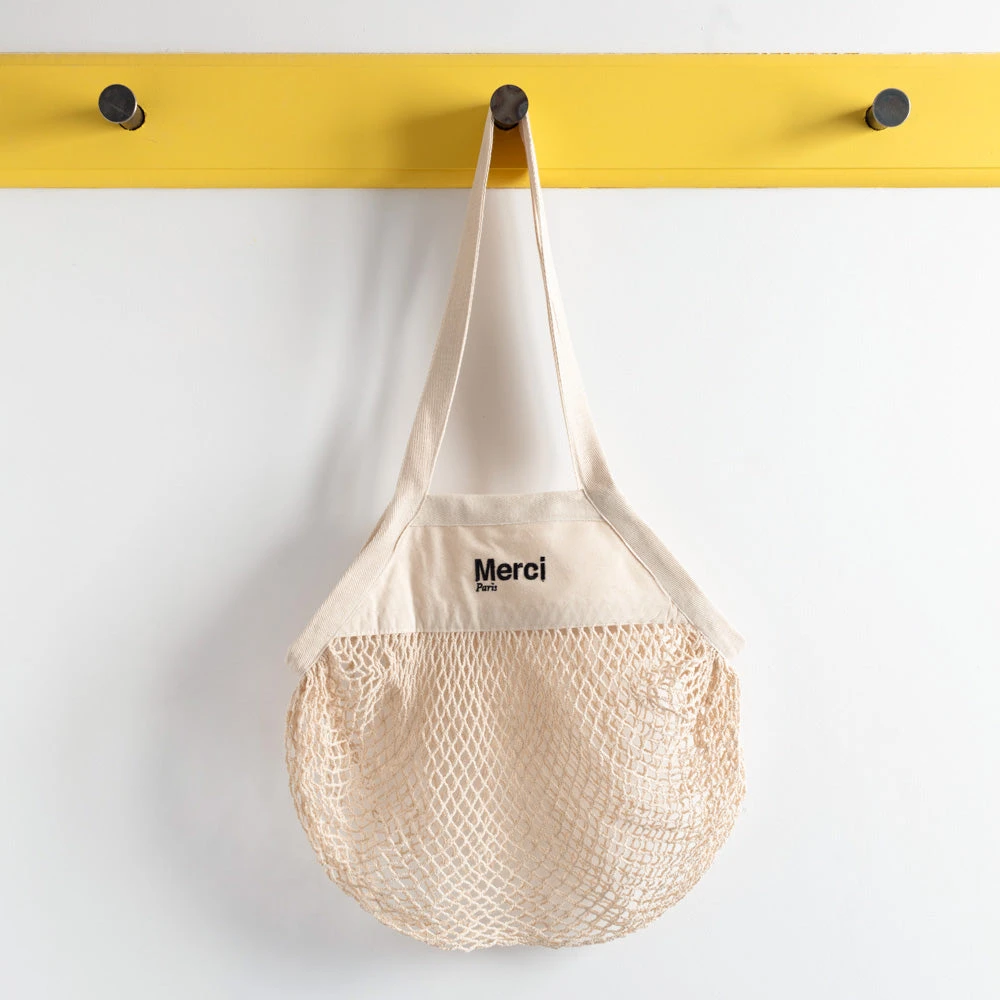 Merci - Sac Filet à Provision - Noir 6 Merci - Sac Filet à Provision - Noir – Image 4