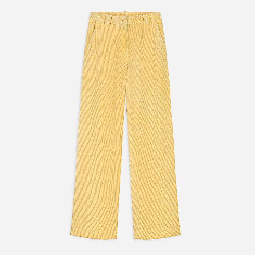 Laurence Bras - Pantalon En Velours Cloche - Jaune 3 Laurence Bras - Pantalon En Velours Cloche - Jaune