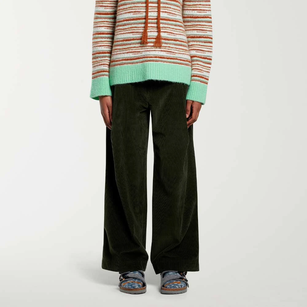 Mira Mikati - Pantalon Côtelé - Kaki 3 Mira Mikati - Pantalon Côtelé - Kaki