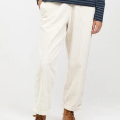 Labo.Art - Pantalon Velours Paride - Blanc