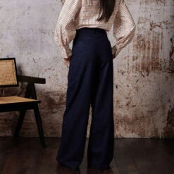 Diega - Pantalon Pomeoto - Bleu -Mode Vêtements Magasin POMEOTO 3